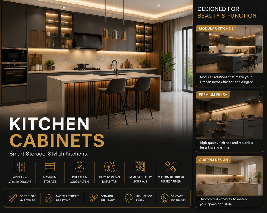 Kitchen cabinets