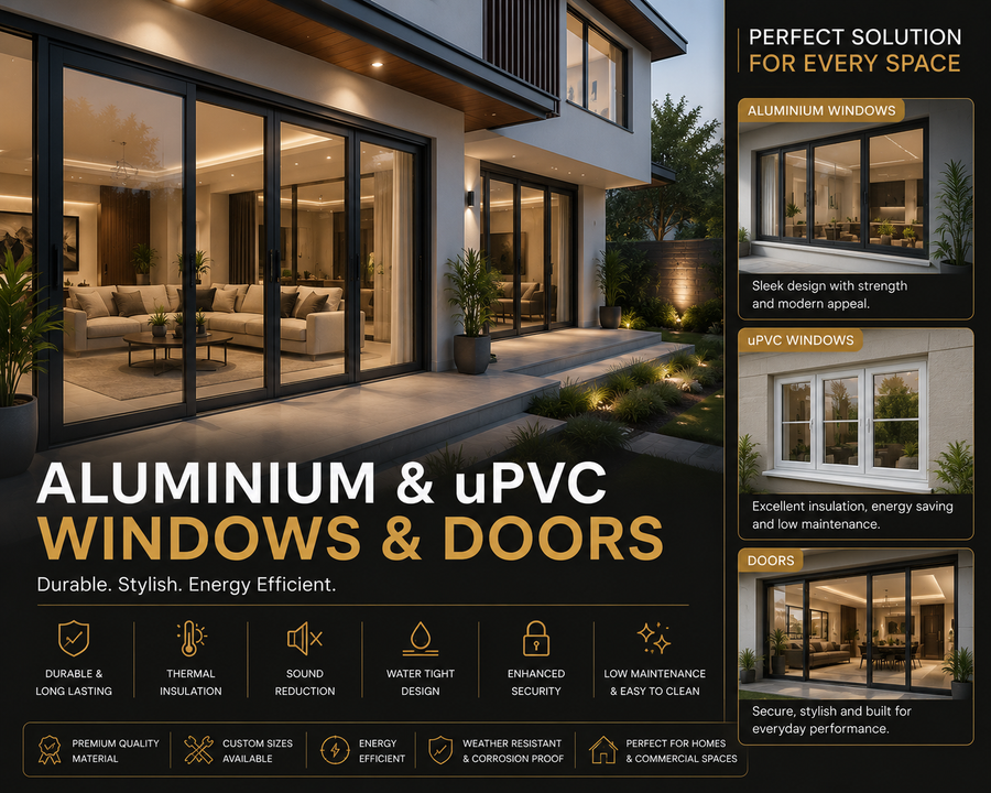 Aluminium and uPVC